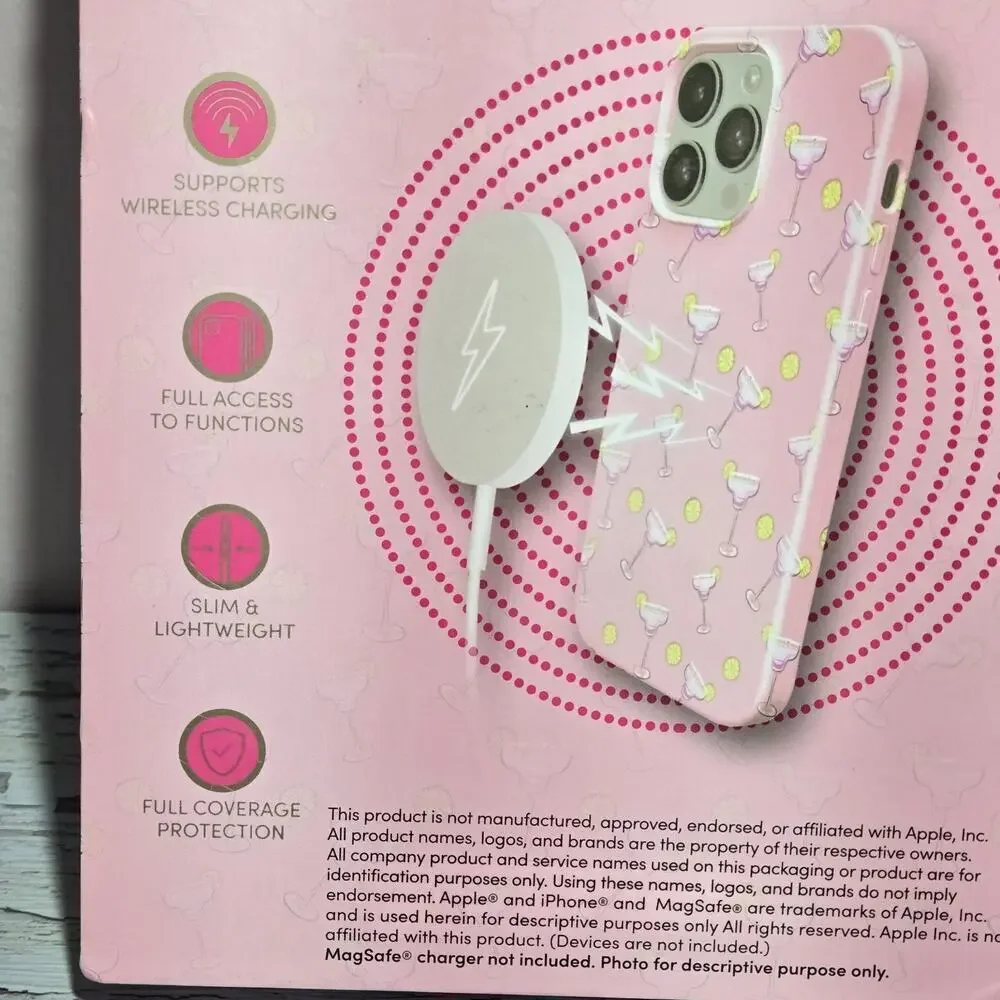 XO Poppy iPhone 15 Pro Max Magsafe Protective Cellphone Case MARGARITA Party